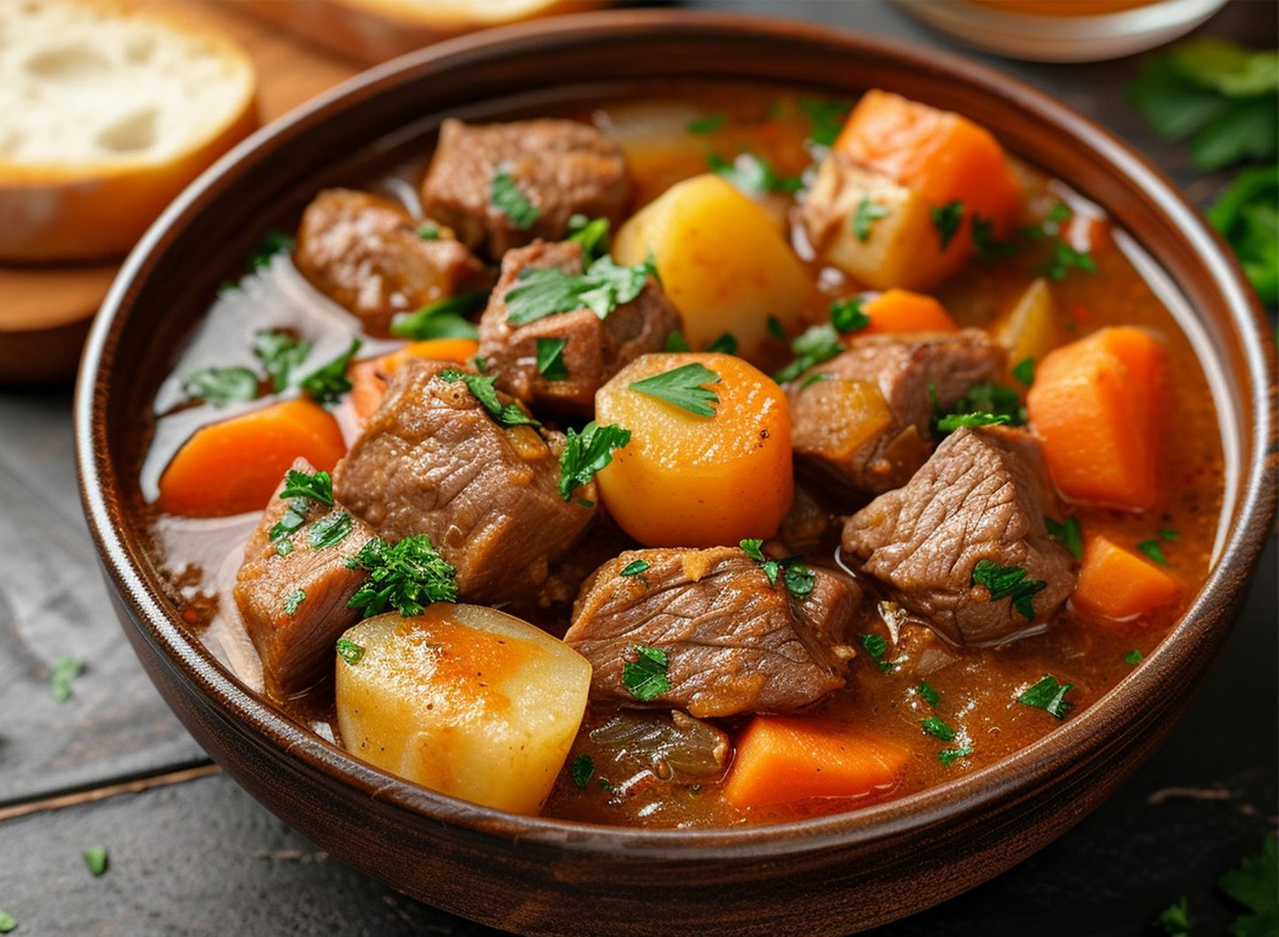 Potato Stew with Beef - Компир Манџа со говедско месо